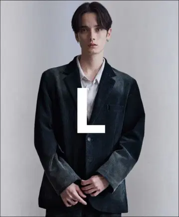 CLEL 앤티크 디자인 코듀로이 테일러드 자켓 L