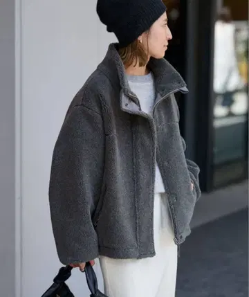 FRAMEWORK 울 보아 블루종