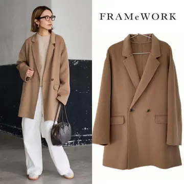 FRAMeWORK 해밀턴 리버 테일러드 코트 베이지