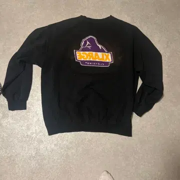 XLARGE 블랙 맨투맨