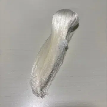 5인치 인형 가발 화이트