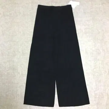 andme 스트레치 리브 니트 와이드 팬츠