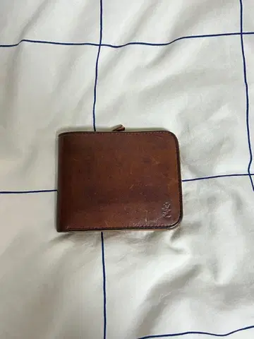 coen 2단 접이식 지갑 가죽 소재