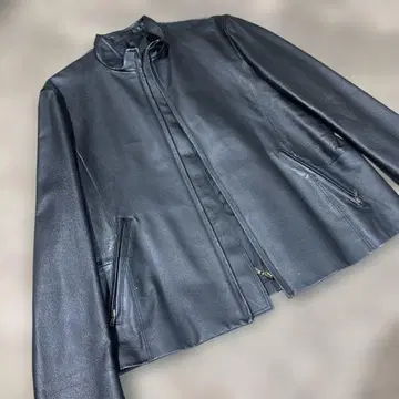 COMME CA ISM 블랙 가죽 자켓 M