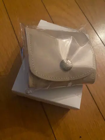 황궁 한정판 천연 가죽 동전 지갑 코인 케이스 일본제