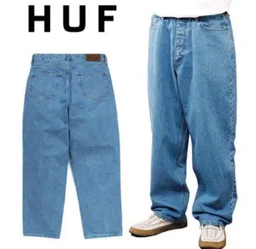 HUF 배기 데님
