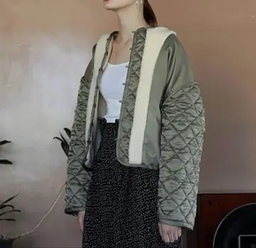 TODAYFUL 퀼팅 보아 리버서블 자켓