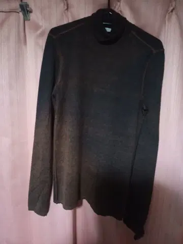 존 바바토스 아티잔 실크 캐시미어 하이넥 브라운