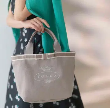 TOCCA 토트백 그레이 리본 포함