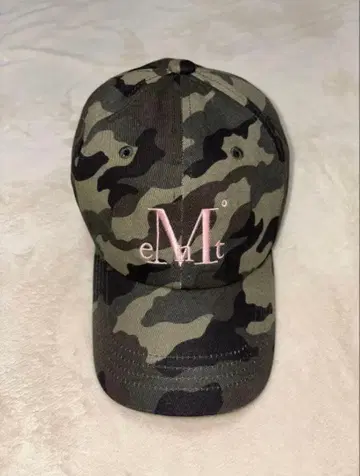 무센트 MUSENT 시그니처 카모 야구 모자 카키-핑크