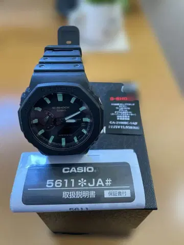 [ 새상품급 ] CASIO G-SHOCK GA-2100RC-1AJF 블랙