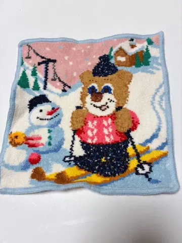 레어 테디 스키 손수건