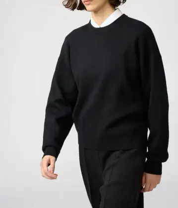 [ 새상품 ] 유니클로 스무스 코튼 크루넥 스웨터