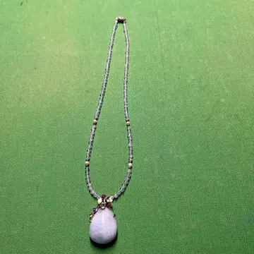 아쿠아 마린 펜던트 목걸이