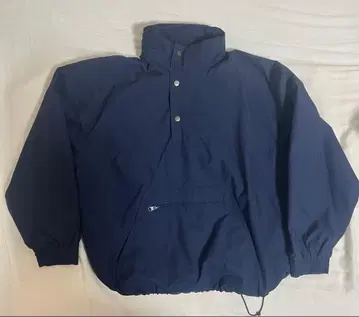 리 네이비 풀오버 나일론 자켓 M 아노락 노멀 코어