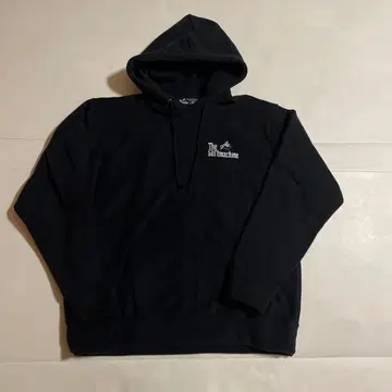 더 소프트머신 블랙 후드티 플리스