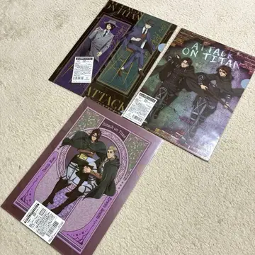 미개봉 한정품 진격의 거인 돈키호테 신작 클리어 파일 세트