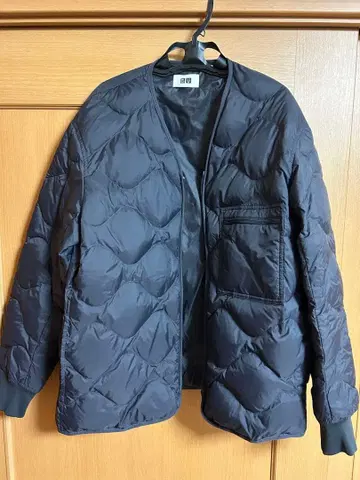 유니클로 다운 자켓 블랙