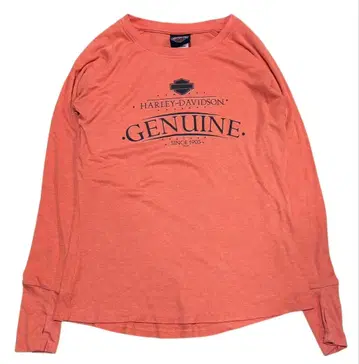 00s Harley-Davidson 그래픽 프린트 롱 슬리브 티