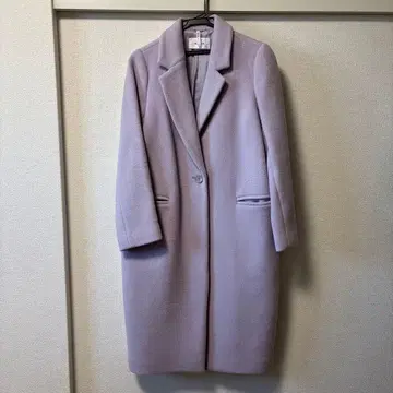 FRAY I.D 퍼플 롱 코트