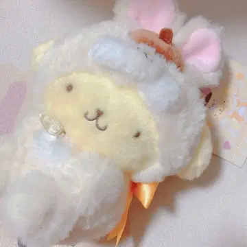 폼폼푸딩 이스터 토끼 마스코트 봉제 인형
