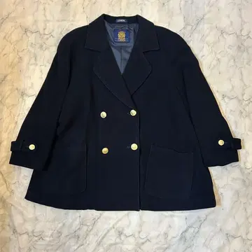 모 100% 더블 자켓 네이비 골드 버튼