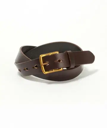 GLENROYAL 가죽 벨트 32 다크 브라운