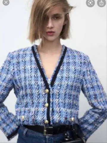 ZARA 트위드 자켓
