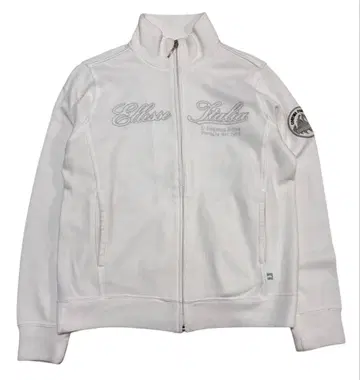 00s Y2K ellesees 프린트 집업 맨투맨