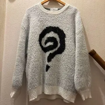 ills 스월 패턴 니트 M