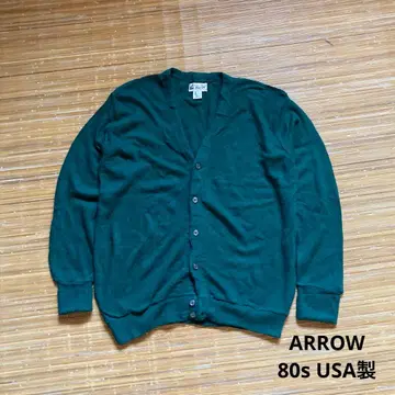 70s 80s USA제 ARROW 빈티지 아크릴 니트 가디건 레어