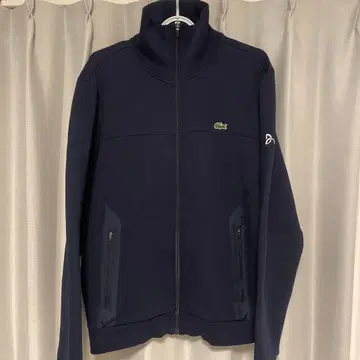 LACOSTE SPORT 풀 집업 후드티 네이비