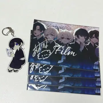 아오키바 아크릴 키링 사인 포함 엽서