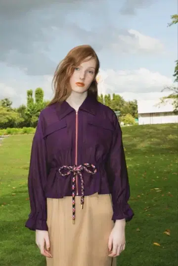 RPKO 시스루 자켓 PURPLE 택 포함