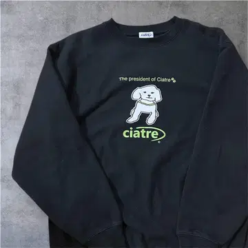 ciatre 블랙 맨투맨 L