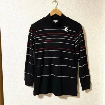 피코네 니트 하이넥 사이즈 40 블랙 양쪽 사이드 포켓