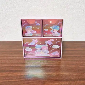 산리오 리틀트윈스타 키키라라 아크릴 서랍장 곰