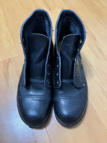 네덜란드군 가죽 워크 부츠 BLACK/41 ( 26~26.5cm )