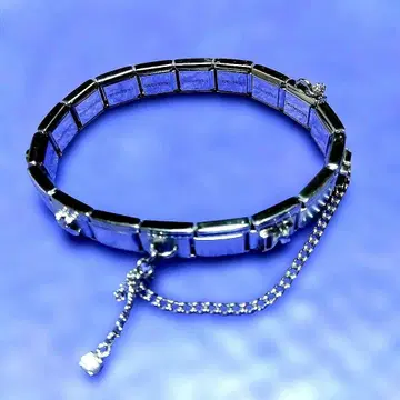 실버 링크 팔찌