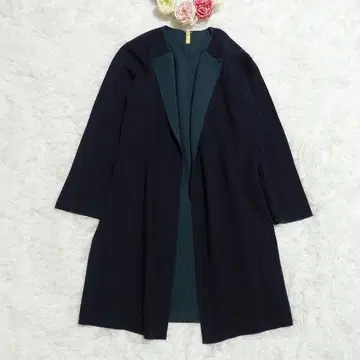 컨디션 최상 띠어리 럭스 가디건 리버서블 롱 38