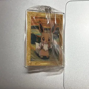포켓몬 뭉크전 절규 아크릴 키링 이브이 절규