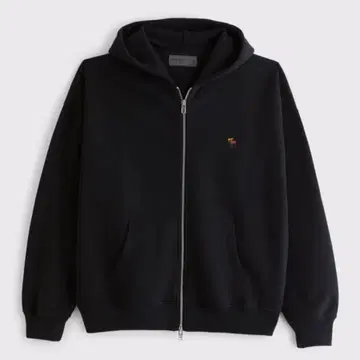 새상품 아바크롬비&피치 무스 아이콘 자수 더블 지퍼 후드티 L 사이즈