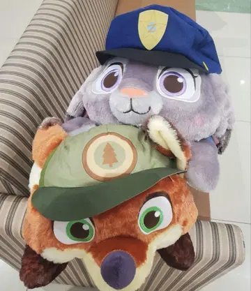 주토피아2 웅크린 빨간 볼 슈퍼 라지 키즈 봉제 인형