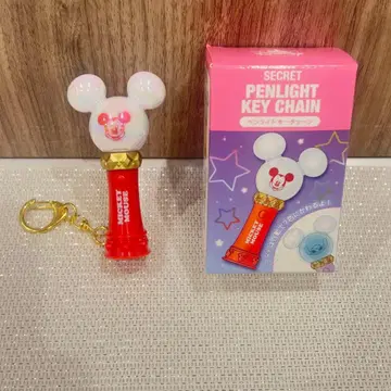 디즈니 스토어 시크릿 응원봉 키체인 미키