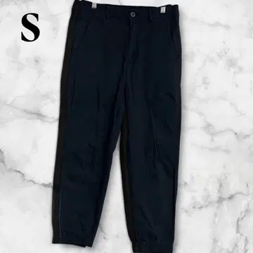 UNIQLO S 수트 슬랙스 다크 네이비 치노 팬츠 버튼 포함