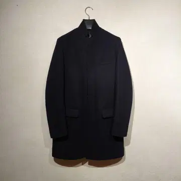 TOMORROW LAND 네이비 체스터 코트 BLUE WORK