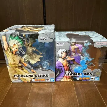 Dr.STONE 피규어 이시가미 센쿠 아사기리 겐 2체 세트