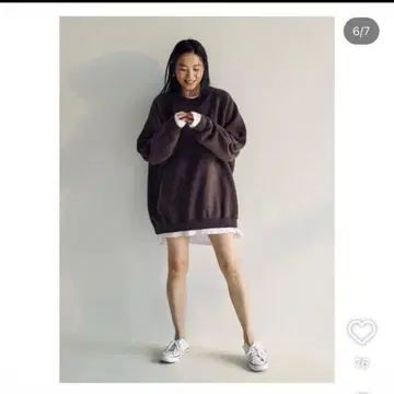 CREDONA cdn 자수 로고 맨투맨 새상품