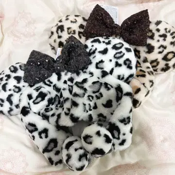 [ 당일 발송 ] 미니 마우스 레오파드 무늬 팬캡