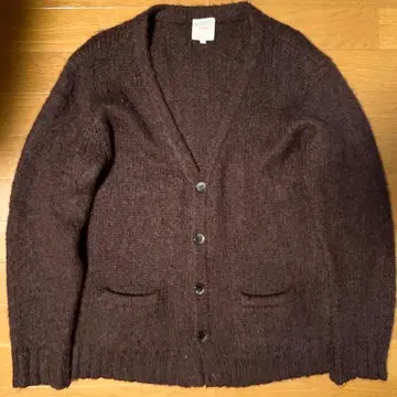 [ 새상품급 ] BEAMS 모헤어 가디건 브라운